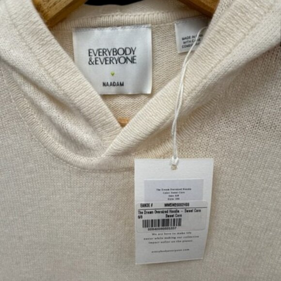 EVERYBODY & EVERYONE Cashmere/ Wool Hoodie Size 6-8 NWT - Picture 2 of 5